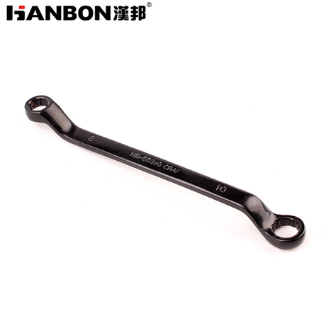 HANBON Offset Double Ring Box Spanner, CR-V Steel for Auto Repair