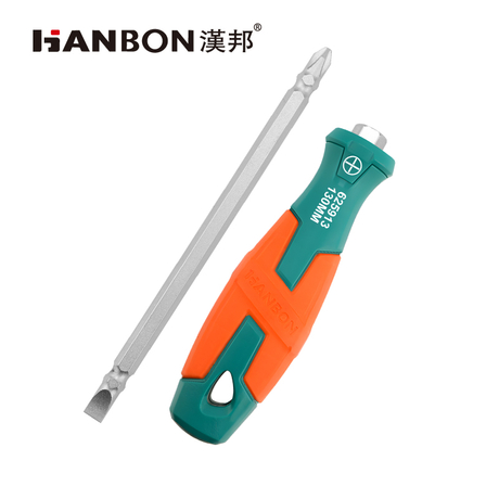 Dual Purpose Screwdriver, Phillips & Slotted 2 in 1 Screwdriver