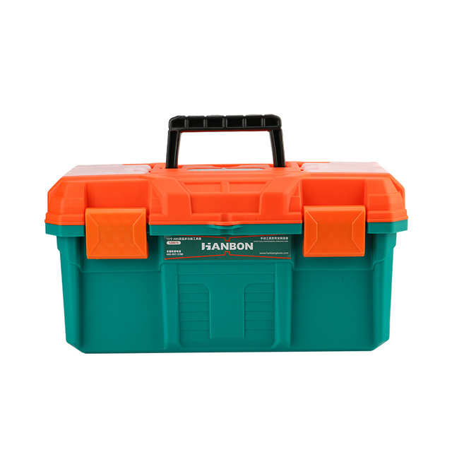 Portable Heavy Duty Tool Box with Removable Compartment Tray