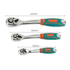 72-Tooth Two-tone Handle Ratchet Wrench