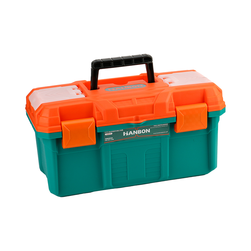 Portable Heavy Duty Tool Box with Removable Compartment Tray
