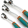 72-Tooth Two-tone Handle Ratchet Wrench