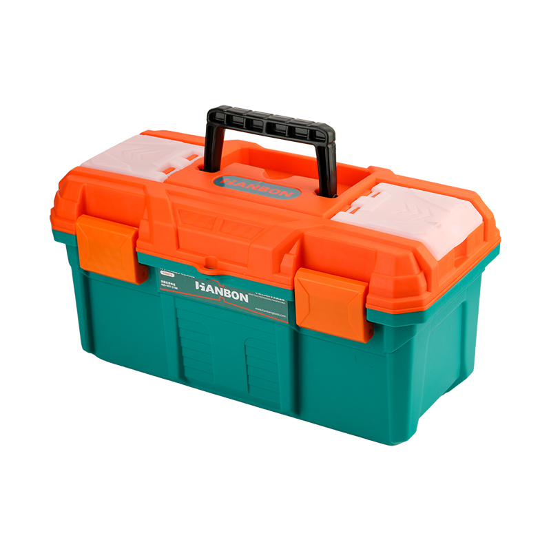 Portable Heavy Duty Tool Box with Removable Compartment Tray