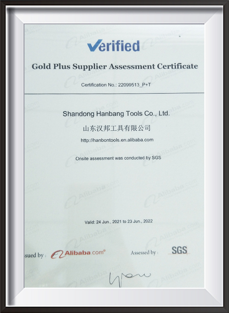 Manual Tools Quality Certificates